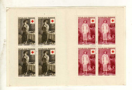 Carnet FRANCE Croix Rouge De 8 Timbres Année 1956 - Red Cross