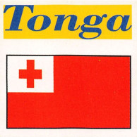 Flag Chromo - Tonga - 5 X 5 Cm - Autres & Non Classés