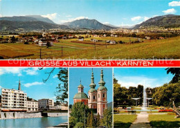 73855453 Villach Kaernten AT Panorama Mit Doebratsch Bleiberg Drautal Und Dem Mi - Autres & Non Classés