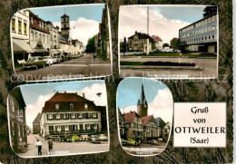 73855362 Ottweiler Wilhelm Heinrich Strasse Victoria-Bruecke Rathaus Wehrturm Ot - Other & Unclassified