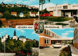 73855344 Kettenbach Taunus Teilansicht Mit Tennisplatz Buergerhaus Kirche Schule - Andere & Zonder Classificatie