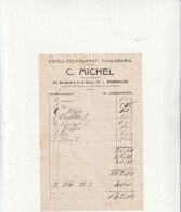 13-C.Michel...Hôtel-Restaurant Toulonnais..Marseille...(Bouches-du-Rhône)...192 - Sport En Toerisme