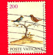 VATICANO  - Usato - 1989 - Uccelli - Birds - Oiseaux - Regoli Crestati - 200 - Gebruikt