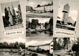 73855261 Grevenbroich Bernardus-Heim Kirche Stadtverwaltung Freibad Krankenhaus  - Grevenbroich