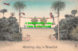 R512403 Washing Day In Paradise. Alfred Stiebel. The Modern Humour. Series. No. - World