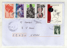 Enveloppe FRANCE Oblitération LA POSTE 38909A 25/04/2024 - Handstempels