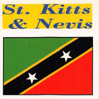 Flag Chromo - St. Kitts & Nevis - 5 X 5 Cm - Sonstige & Ohne Zuordnung