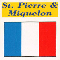 Flag Chromo - St. Pierre & Miquelon - 5 X 5 Cm - Autres & Non Classés