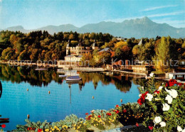 73855202 Schloss Velden Am Woerthersee Mit Mittagskogel Schloss Velden - Autres & Non Classés