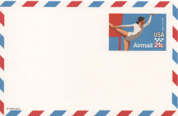 USA, Olympic Games 1980, Gymnastics, Stationery - Sommer 1980: Moskau