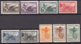 Spain 1938 Mi#737-745 Edifil#792-800 Mint Hinged - Unused Stamps