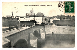 CPA 89 - SENS (Yonne) - Vue Prise Du Faubourg D'Yonne - Cliché Ismaël, Sens - Sens