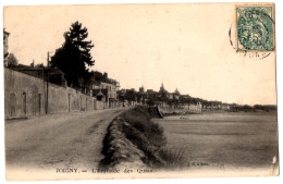 CPA 89 - JOIGNY (Yonne) - L'Enfilade Des Quais - Ed. J.D. - Joigny