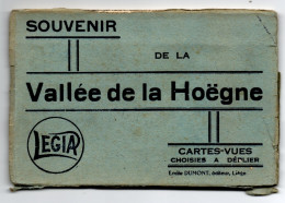 Carnet CPA - Souvenir De La VALLEE DE LA HOËGNE - Carnet De 10 Cartes Vues Legia. Nels - Ed. Dumont, Liège - Pepinster