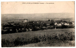 CPA 89 - COULANGES LA VINEUSE (Yonne) - Vue Générale - ND Phot - Coulanges La Vineuse