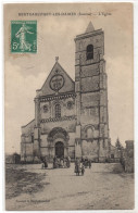 CPA 80 - BERTEAUCOURT LES DAMES (Somme) - L'Eglise (petite Animation) - Ed. Jovelet - Altri & Non Classificati