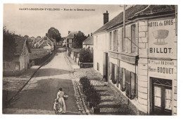 CPA 78 - SAINT LEGER EN YVELINES (Yvelines) - Rue De La Croix Blanche (Hôtel Du Gros Billot) - St. Leger En Yvelines