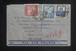 CHILI - Lettre Par Avion > La GB - 1933 - A 2912 - Chile