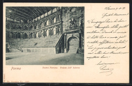 Cartolina Parma, Teatro Farnese, Veduta Dell` Interno  - Parma