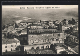 Cartolina Orvieto, Panorama E Palazzo Del Capitano Del Popolo  - Autres & Non Classés