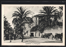 Cartolina San Remo, La Passeggiata  - San Remo