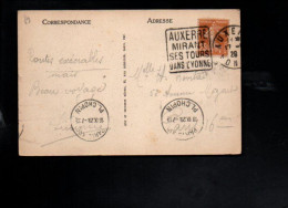 DAGUIN DE AUXERRE SUR CARTE 1929 - 1961-....