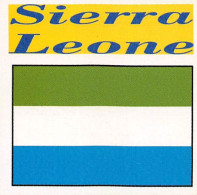 Flag Chromo - Siera Leone - 5 X 5 Cm - Autres & Non Classés