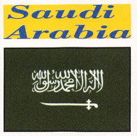 Flag Chromo - Saudi Arabia - 5 X 5 Cm - Autres & Non Classés