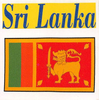 Flag Chromo - Sri Lanka - 5 X 5 Cm - Autres & Non Classés