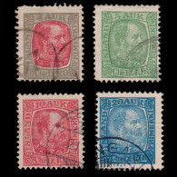 ICELAND STAMPS.1902-04.King Christian IX.Set 4.USED. - Gebruikt