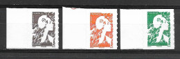 France 2023 - Yv N° 2356 - 2357 - 2358 ** - Marianne Et L'avenir (ADHESIFS) - Unused Stamps