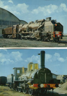 5 CARTES - TRAIN - Musée Français Du Chemin De Fer - MULHOUSE- - Treinen