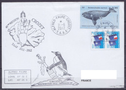 TAAF - Crozet - Cachets MIDWINTER 49e Mission & 49e Mission - Oblit. Alfred Faure 21-6-2012 - Briefe U. Dokumente