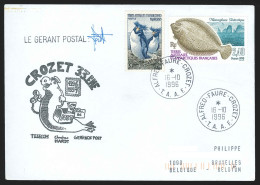 TAAF - Crozet - GP / Télécom 33e Mission Oblit Alfred Faure 16/10/1996 - Cartas & Documentos