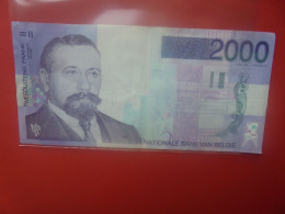 BELGIQUE 2000 Francs 1994-2001 Circuler (B.18) - 2000 Francos