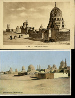 LE CAIIRE Cairo Tombeaux Des Khalifes Tombs Of The Califs Lot De 2 Cartes Postales - Cairo