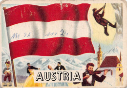 Flags Of The World Chromo - Austria  - 6.5 X 9.5 Cm - Andere & Zonder Classificatie