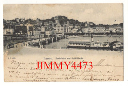 LUZERN En 1905 - Seebrücke Und Schifflände - N° G. P. 485 - Lucerna