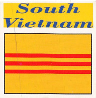 Flag Chromo - South Vietnam - 5 X 5 Cm - Autres & Non Classés