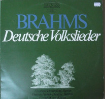 Brahms - Elisabeth Schwarzkopf, Dietrich Fischer-Dieskau, Gerald Moore - Deutsche Volkslieder (LP) - Classique