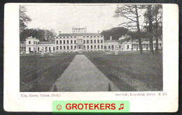 SOESTDIJK Koninklijk Paleis 1902 - Soestdijk