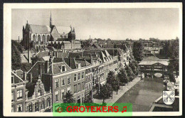 LEIDEN Panorama Met Hooglandsche Kerk 1946 - Leiden