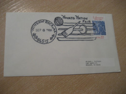 WINDOW ROCK 1986 Navajo Nation Fair American Indians Indian Cancel Cover USA Indigenous Native History - American Indians