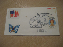 SAN DIEGO 1979 Indian Rock Art American Indians Indian Cancel Cover USA Indigenous Native History - Indianer