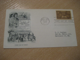 MUSKOGEE 1948 Osceola Five Indian Tribes Oklahoma American Indians Indian FDC Cancel Cover USA Indigenous Native History - Indiani D'America