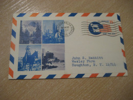 ATASCADERO 1966 American Indians Indian Cancel Postal Stationery Card USA Indigenous Native History - Indianen