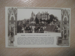 LOCHES Royal Chateau Castle Postcard FRANCE - Châteaux