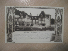 VILLANDRY Chateau Castle Postcard FRANCE - Castelli