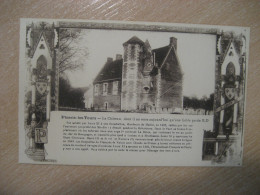 PLESSIS-LES-TOURS Chateau Castle Postcard FRANCE - Châteaux