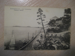 MARSEILLE La Corniche Palace Hotel Tram Tramway Bouches-du-Rhone Postcard FRANCE - Endoume, Roucas, Corniche, Spiaggia